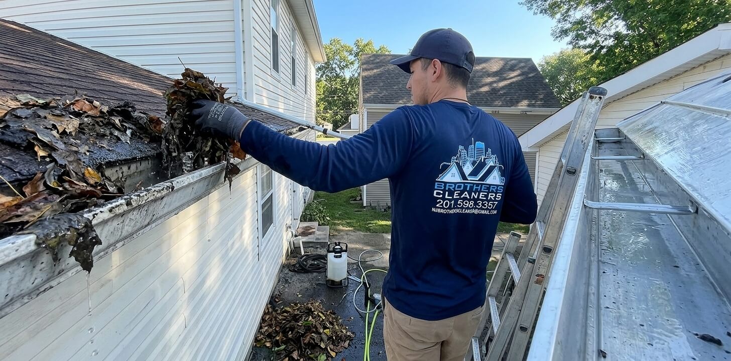 Professional gutter cleaning service in New Jersey