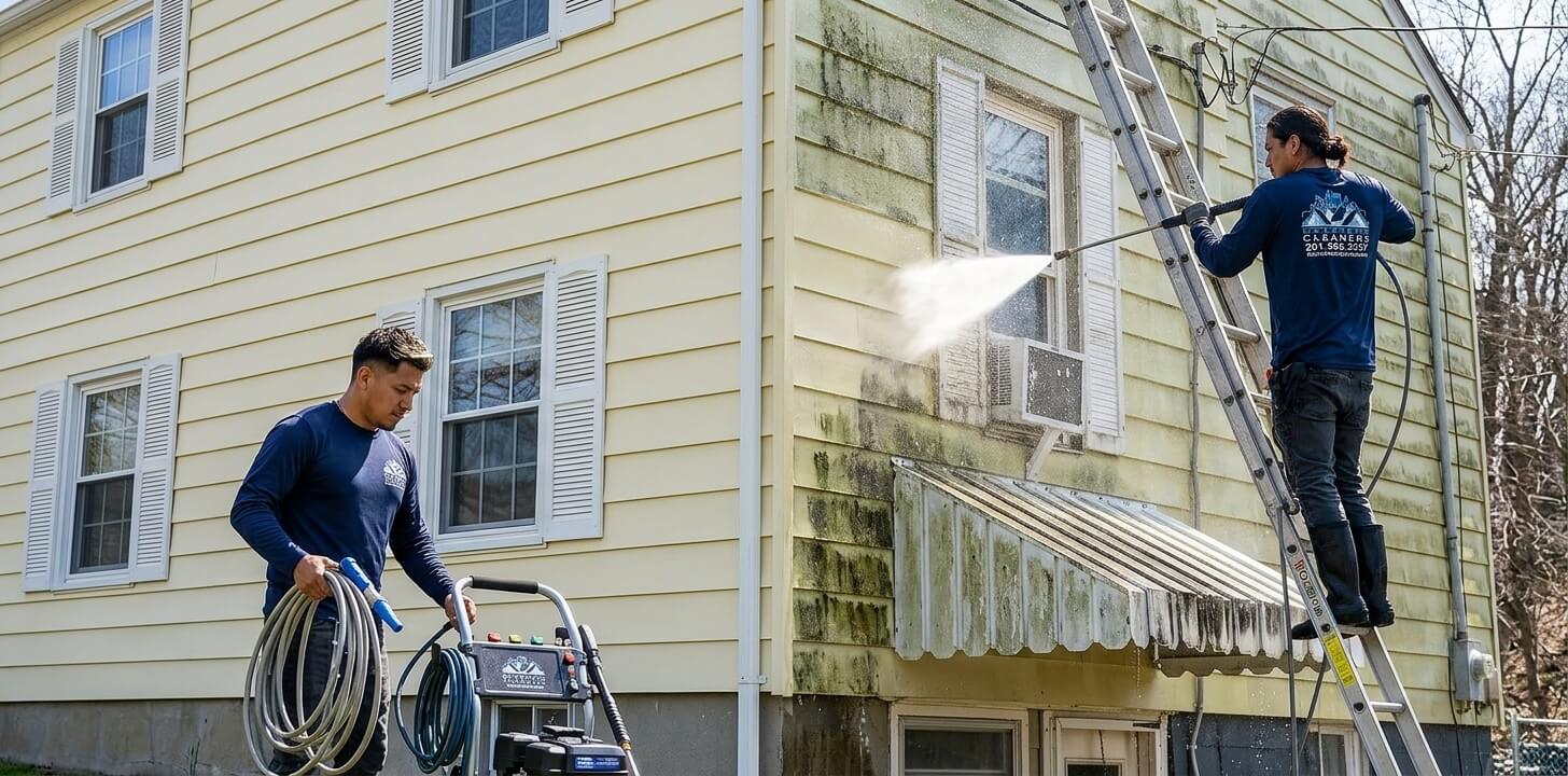 Professional power washing service in New Jersey